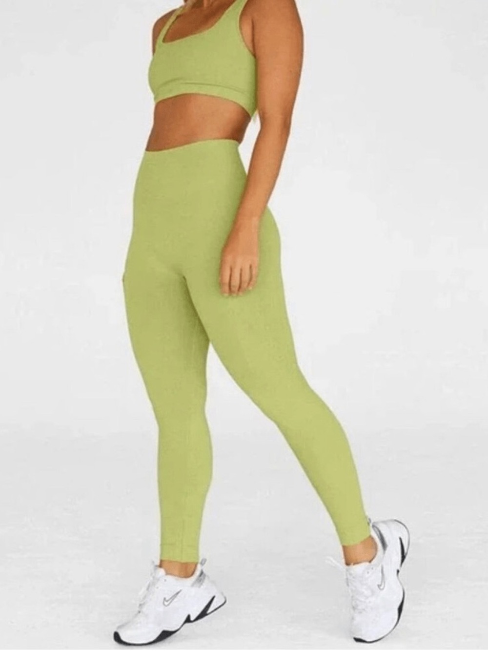 SET Active High-Waist Sculptflex Green Leggings Size Small
